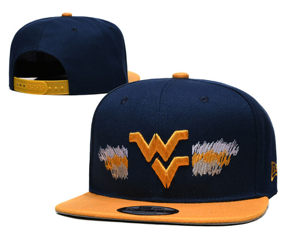 West Virginia Mountaineers Stitched Snapback Hats 001